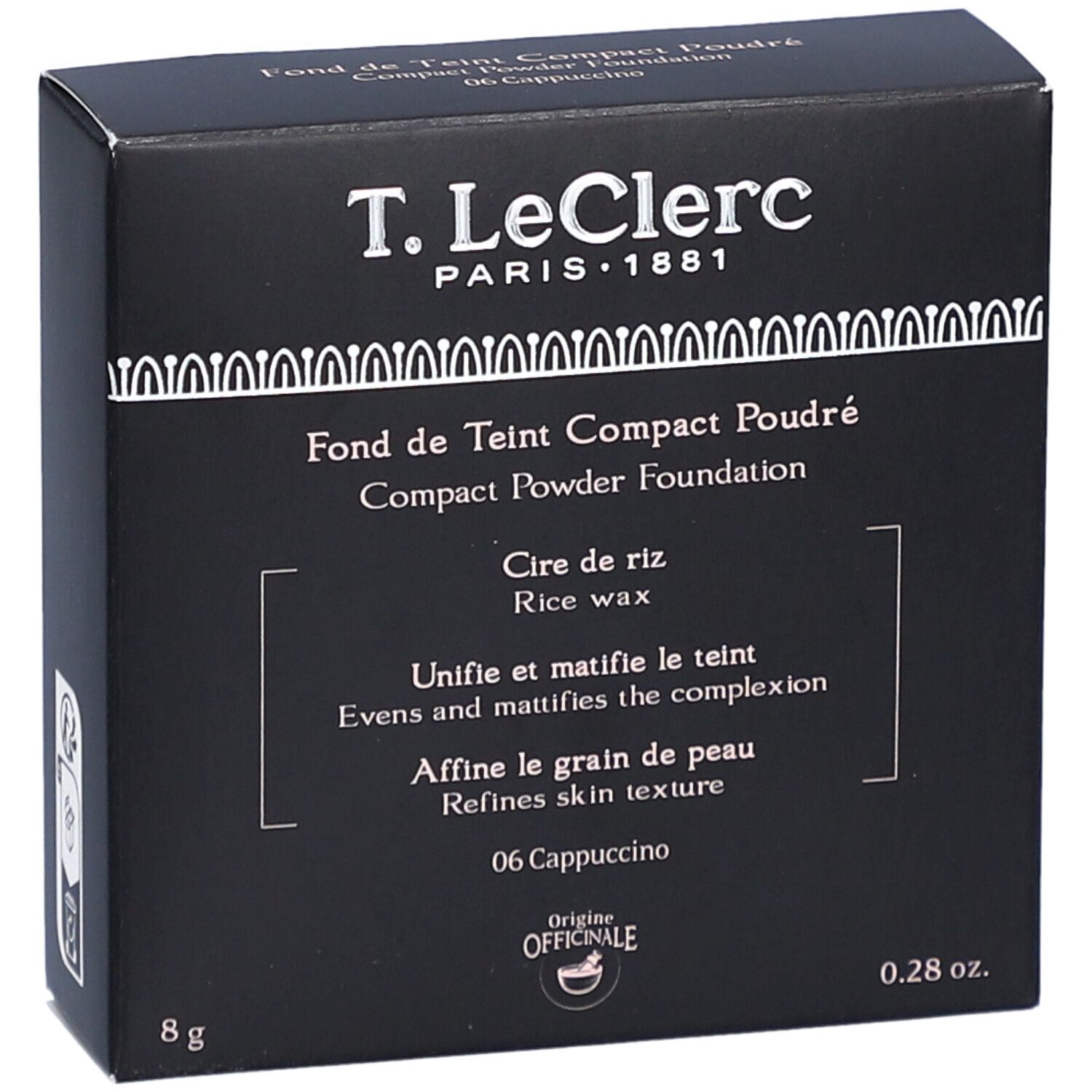 T.LeCLerc Fond de Teint Compact Poudré | 06 Cappuccino