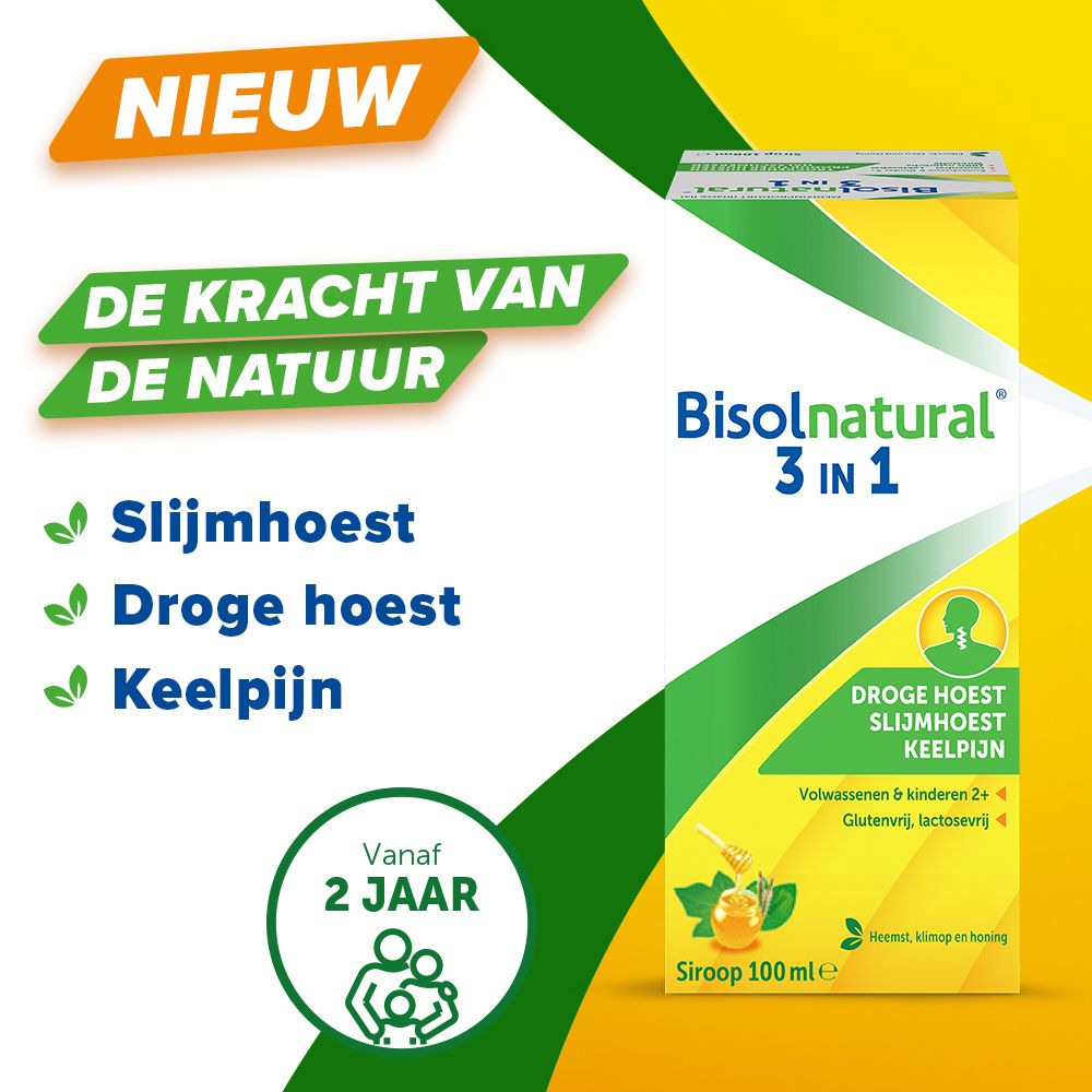 Productfles en doos. Doos met productnaam en gebruiksinformatie.