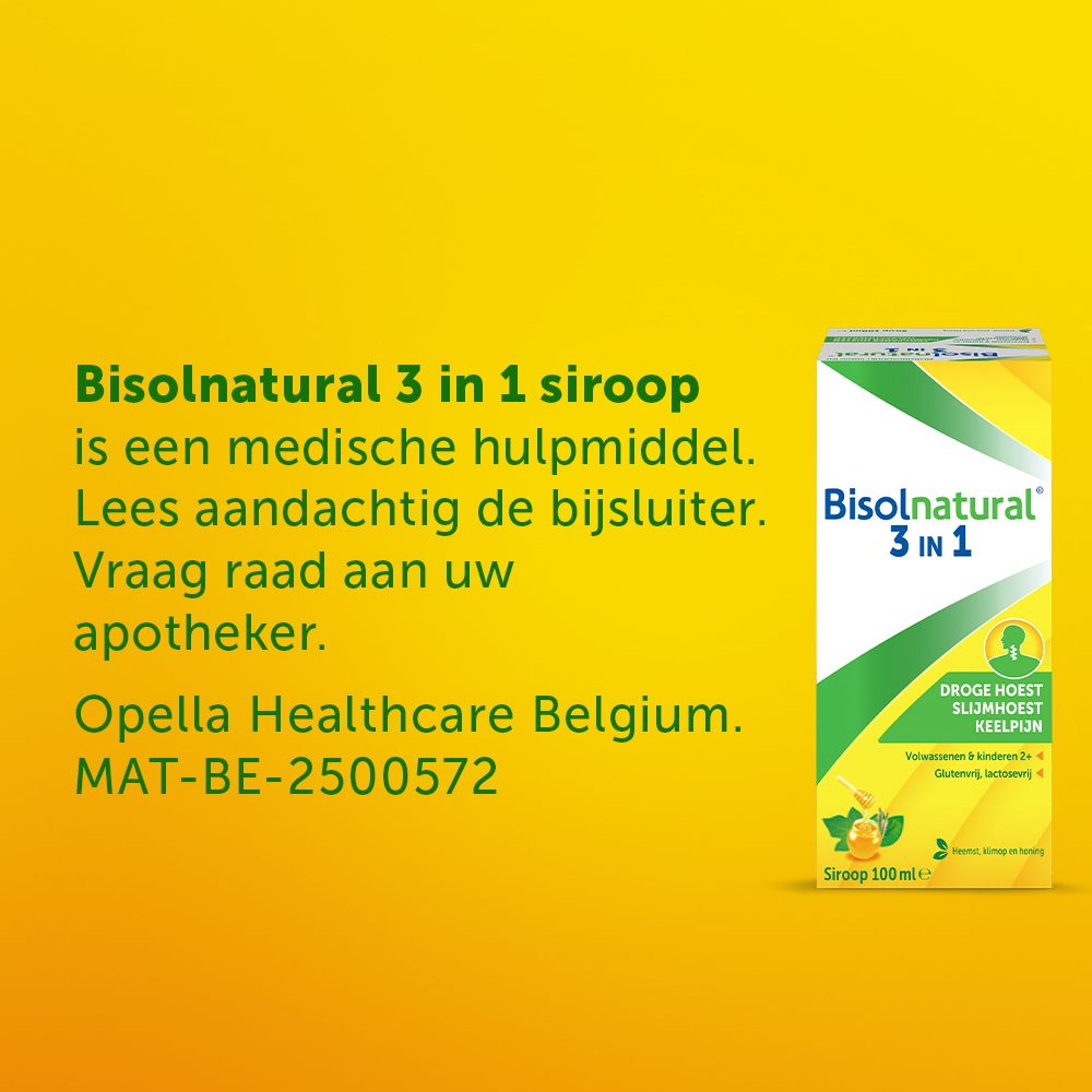Productfles en doos. Doos met productnaam en gebruiksinformatie.
