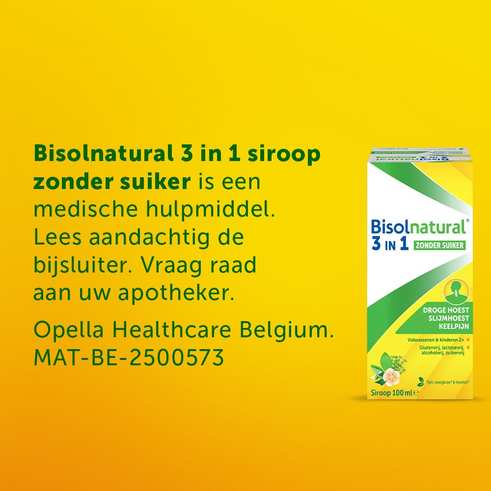 Productfles en doos. Doos met productnaam en info.