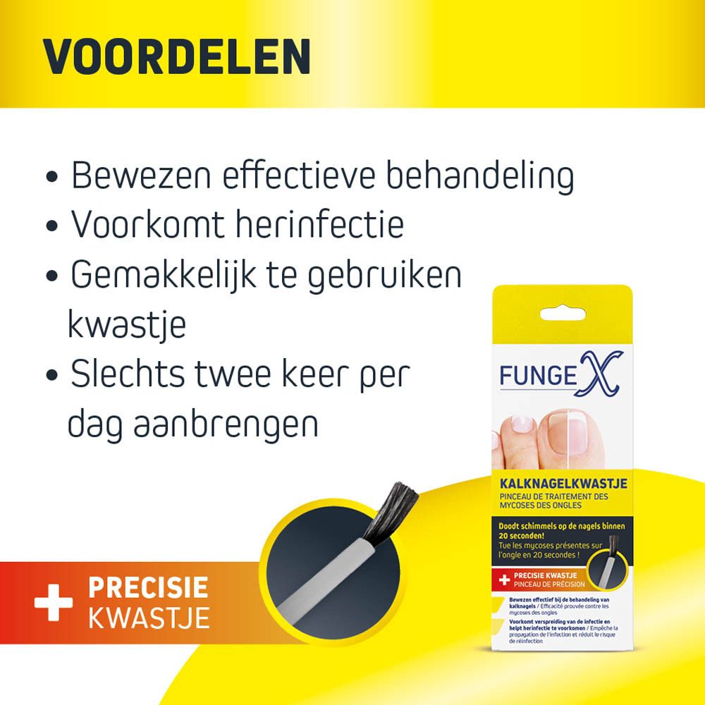 Voordelen FungeX. Behandeling effectief, voorkomt herinfectie, gemakkelijk te gebruiken, twee keer per dag.