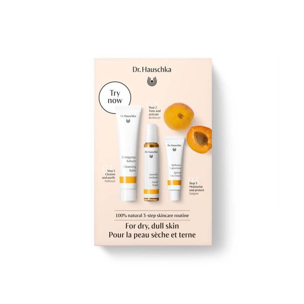 Dr. Hauschka Must-Have Abrikoos – Starterkit voor droge huid