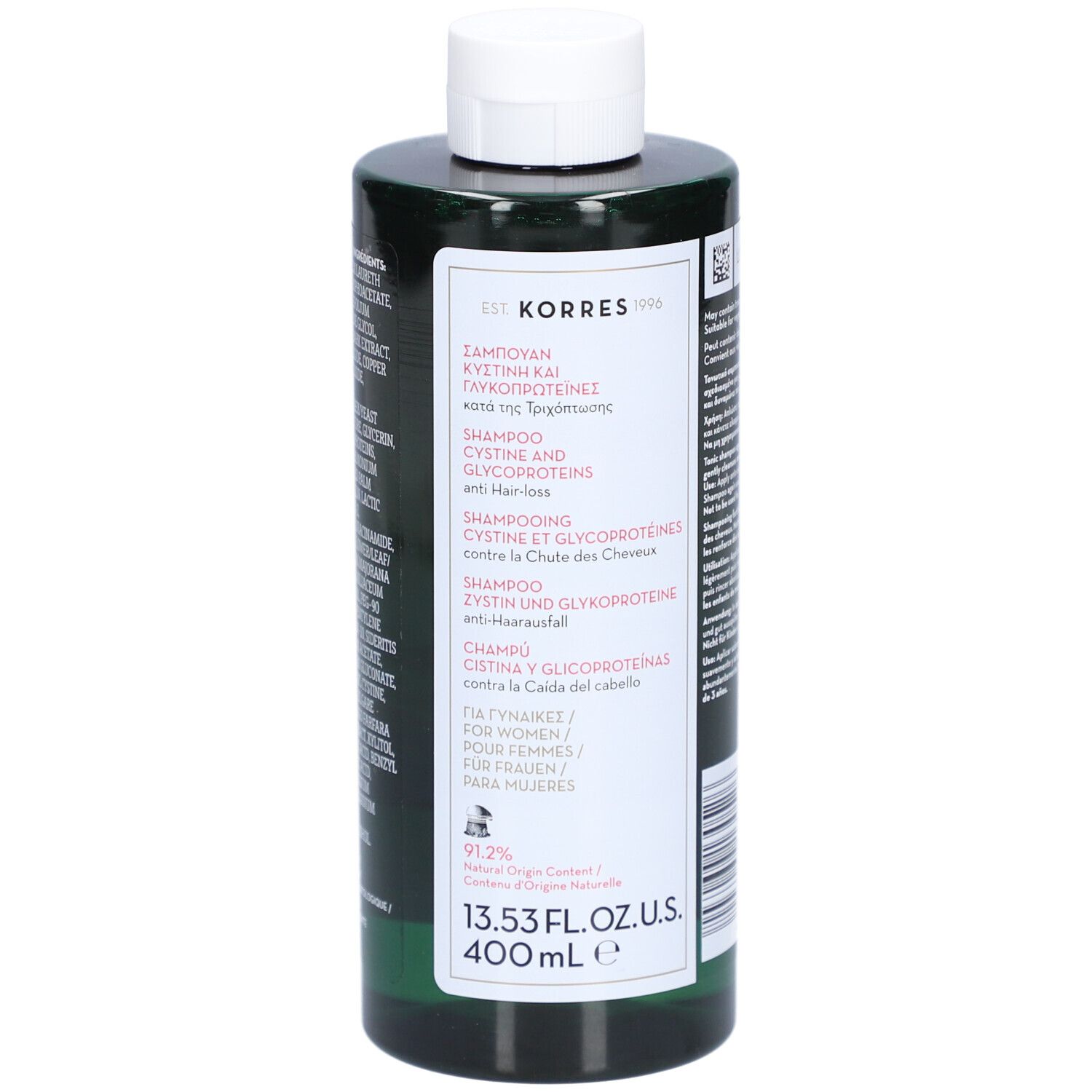 Korres Shampoo voor Haaruitval bij Vrouwen