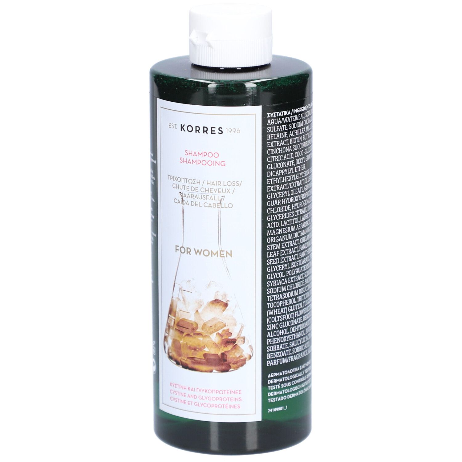 Korres Shampoo voor Haaruitval bij Vrouwen