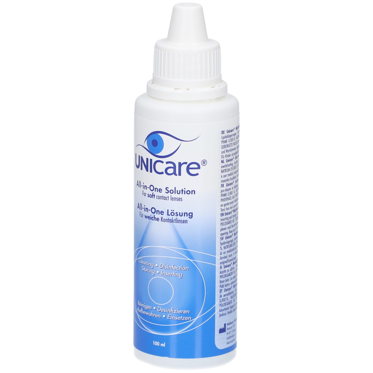 Unicare All-in-One Vloeistof voor zachte contactlenzen