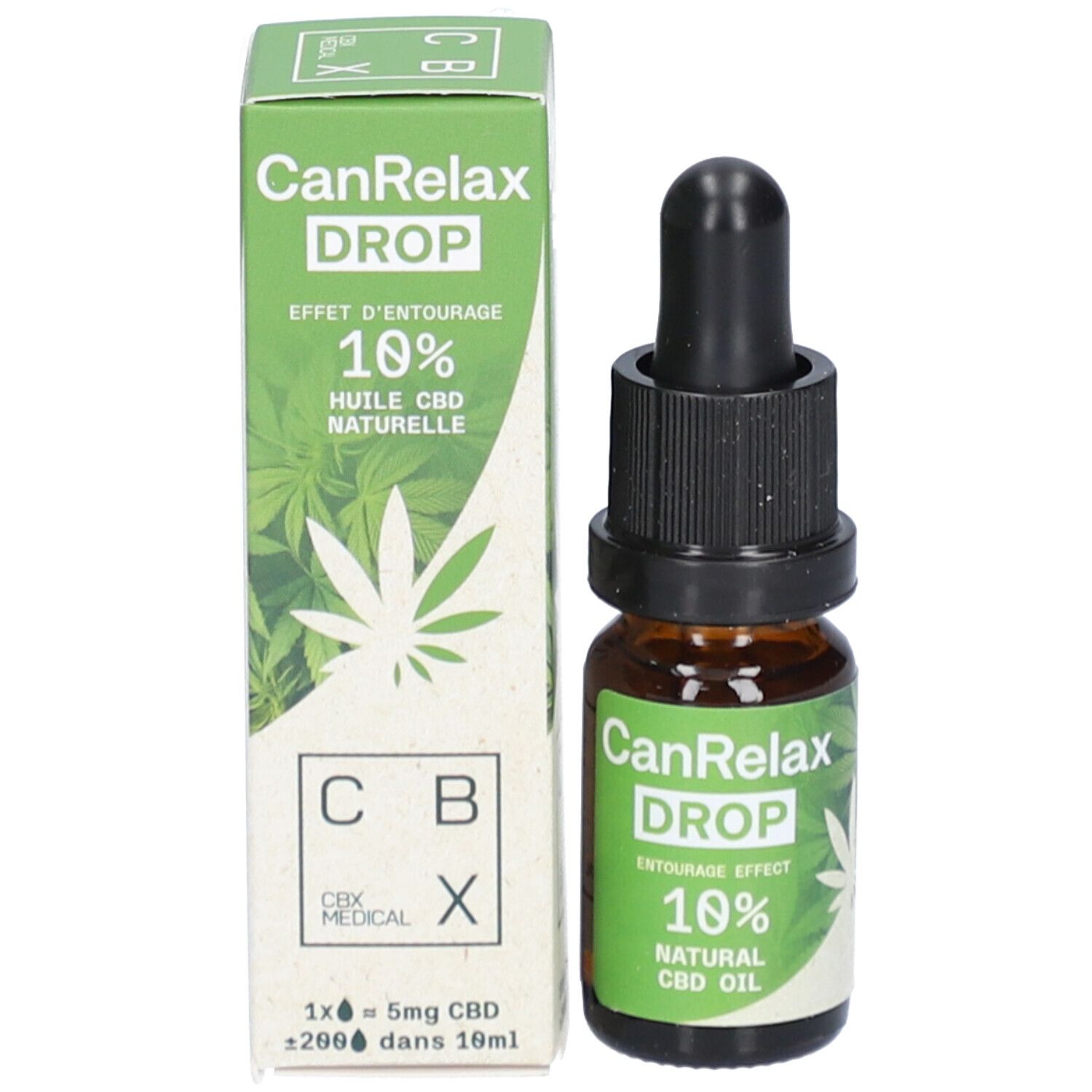 CanRelax Drop Entourage Effect 10 % Natural CBD Oil