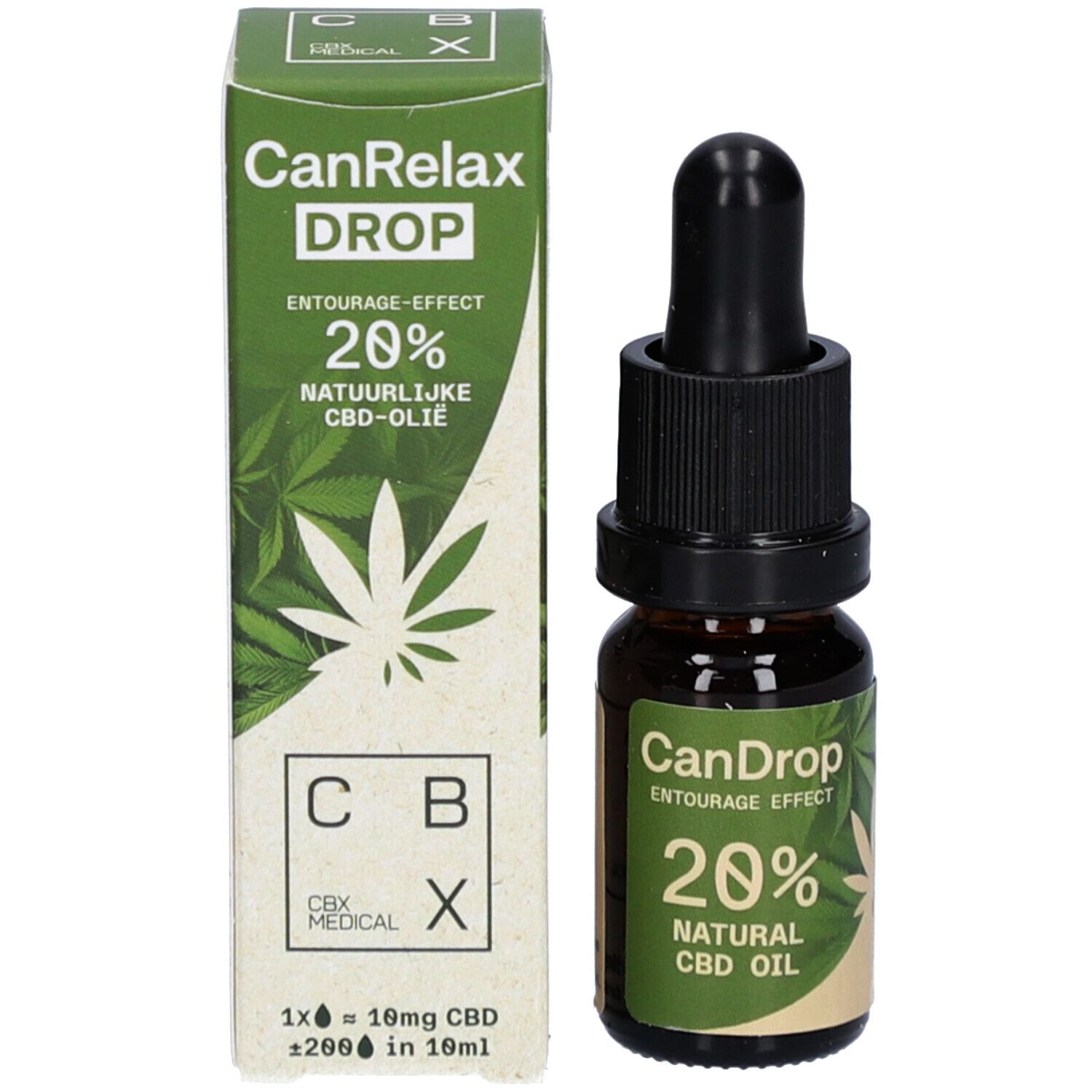 CBX Medical CanRelax Drop 20% Natuurlijke CBD-Olie