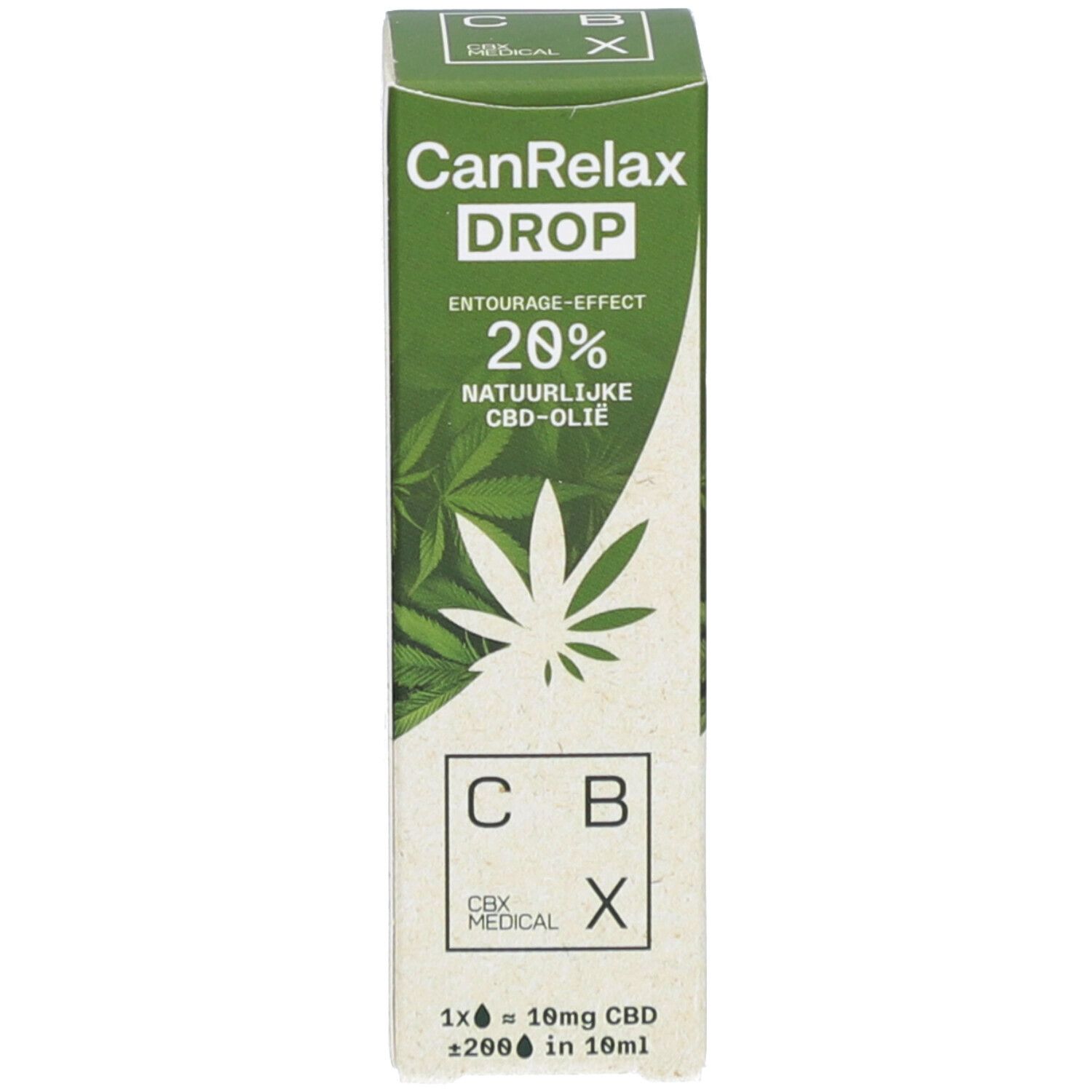 CBX Medical CanRelax Drop 20% Natuurlijke CBD-Olie