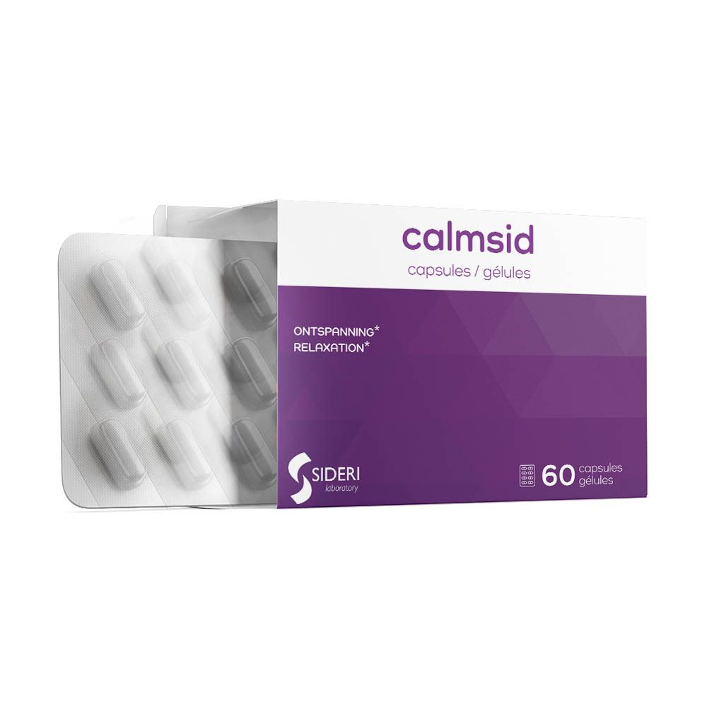 Blisterverpakking met capsules en open doos. Productnaam en logo zichtbaar. Opschrift: 60 capsules.