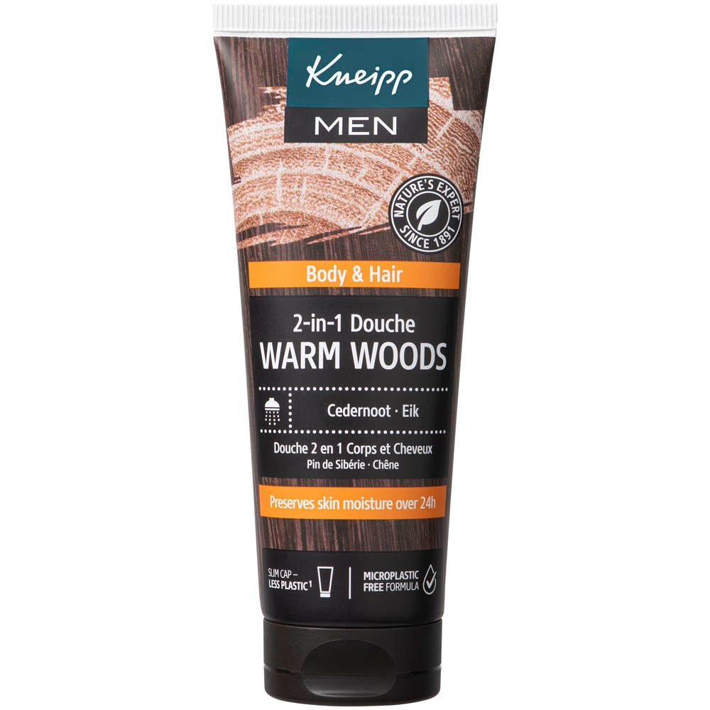 Kneipp 2-in-1 Men Douchegel & Shampoo Warmwoods