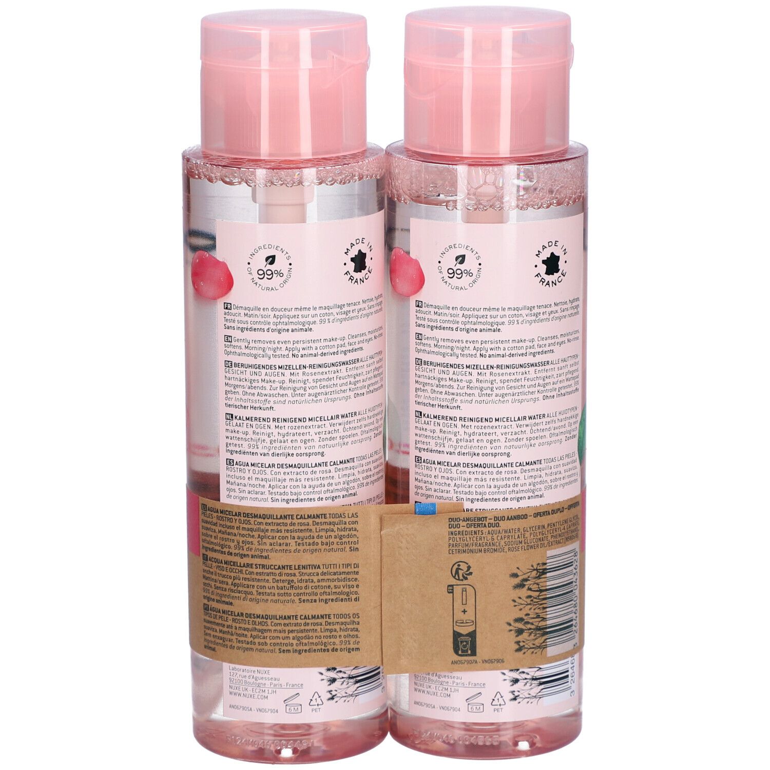 Nuxe Very Rose Eau Micellaire Démaquillante