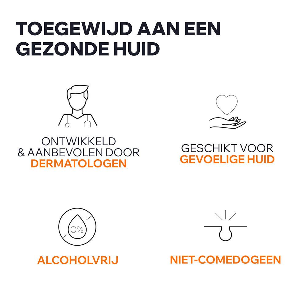 Uriage Bariesun Aqua Fluid Ultra-mat SPF50+ verpakking. Tekst over het product.