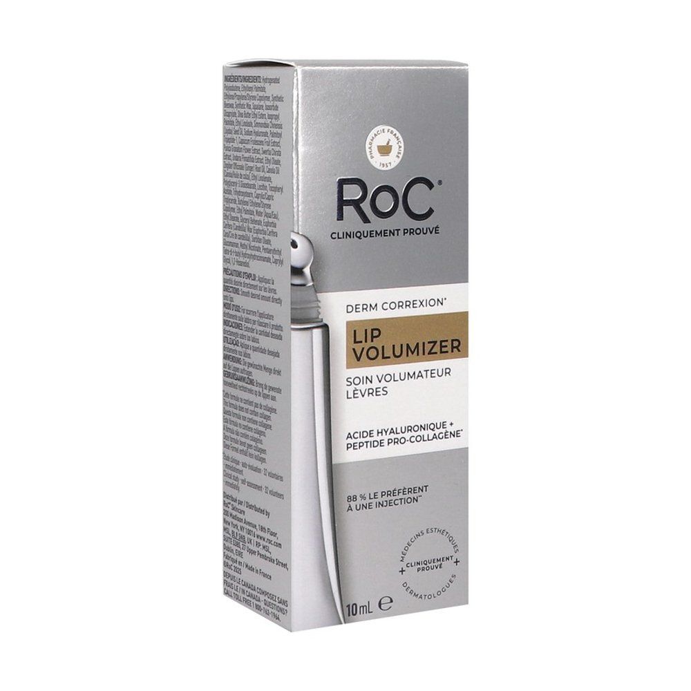 Tube et emballage RoC Derm Correction Lip Volumizer.