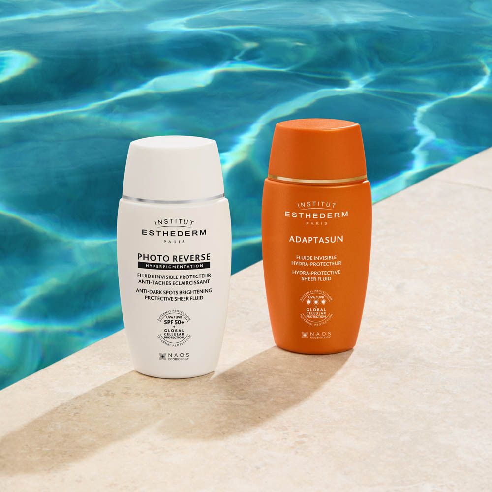 Institut Esthederm Photo Reverse beschermende vloeistof met doos, SPF 50+, 40ml.
