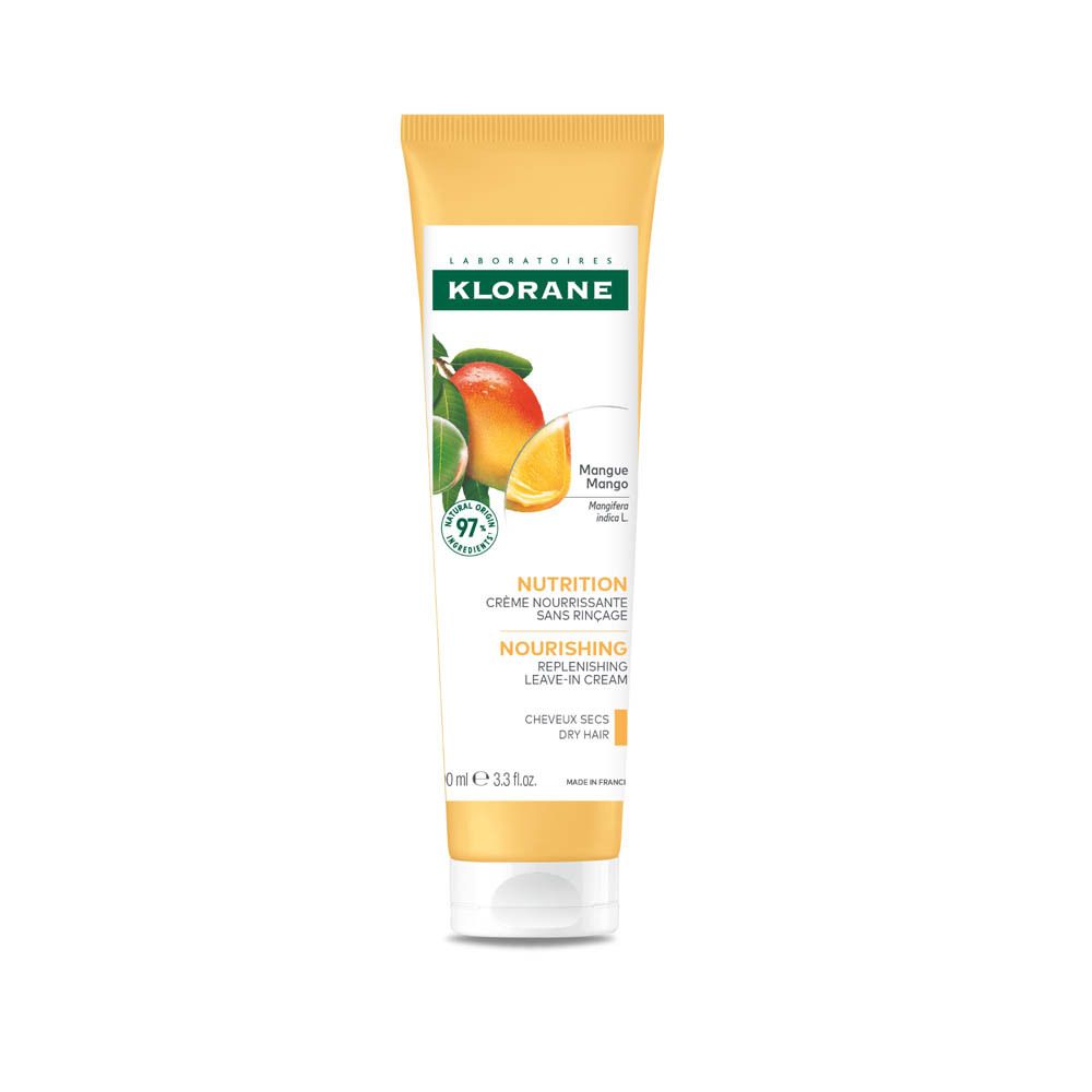 Klorane leave-in crème met mango voor droog haar, 100ml.