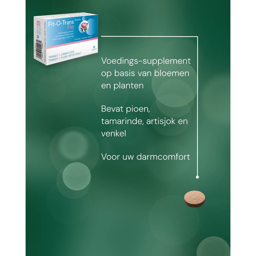 Grafiek met tablet en ingrediënten: pioen, venkel, artisjok, tamarinde. Groene achtergrond.