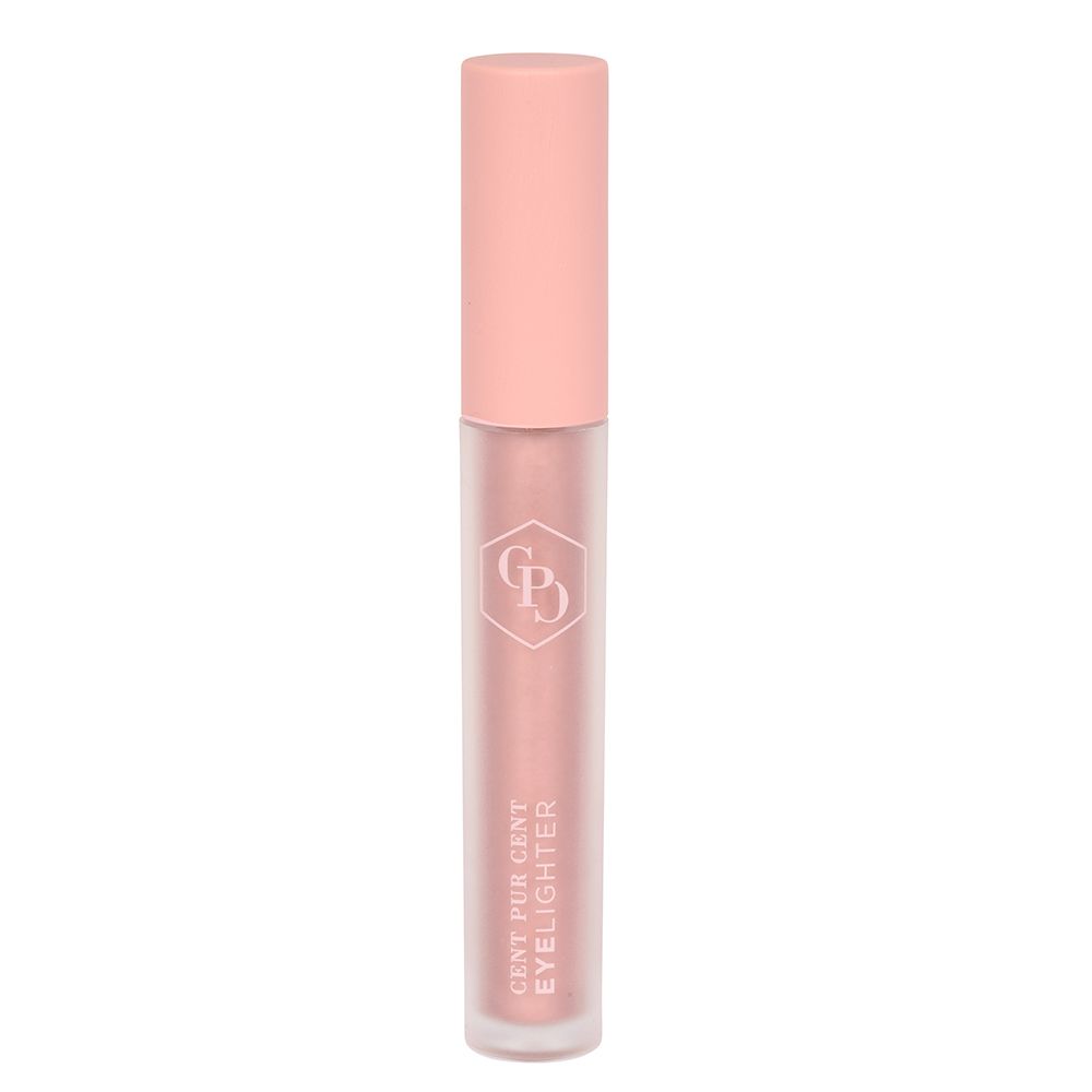 Roze Eyelighter-stift met roze dop. Op de stift staat « CENT PUR CENT EYELIGHTER ».