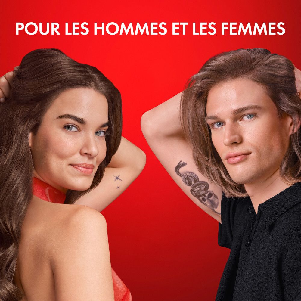 Homme et femme. Texte: Pour les hommes et les femmes.