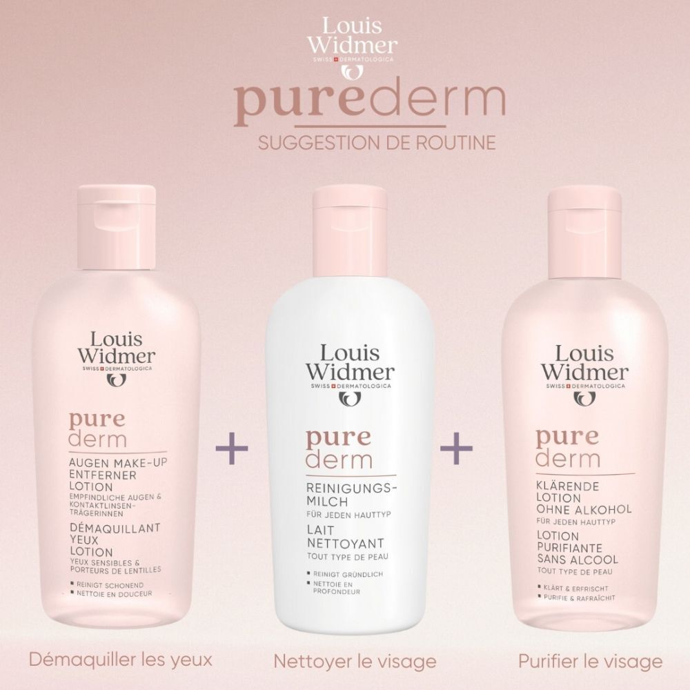 Boîte blanche avec logo "pure MEMORIA". Texte en français. Illustration de pierres.