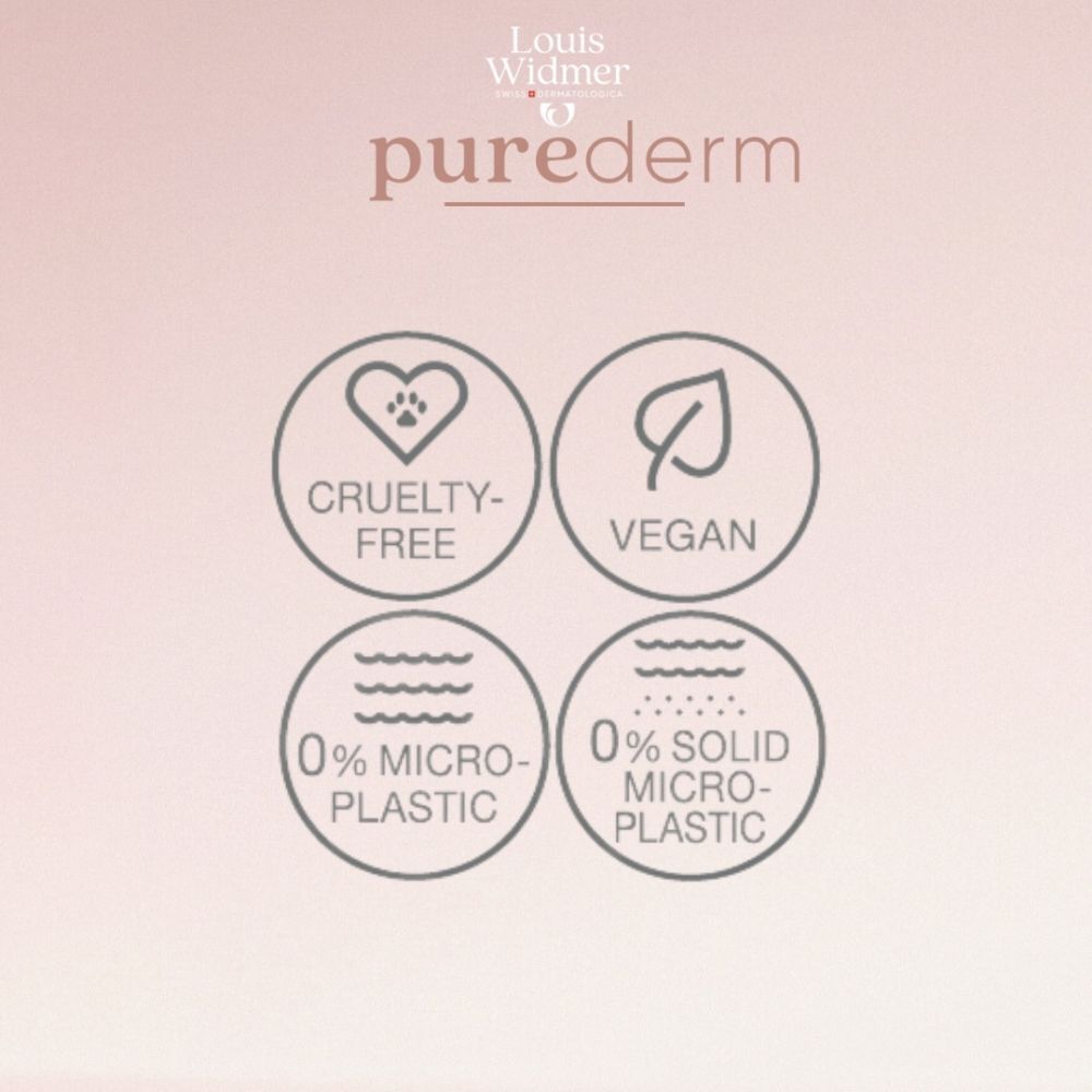 Boîte blanche avec logo "pure MEMORIA". Texte en français. Ingrédients et informations.