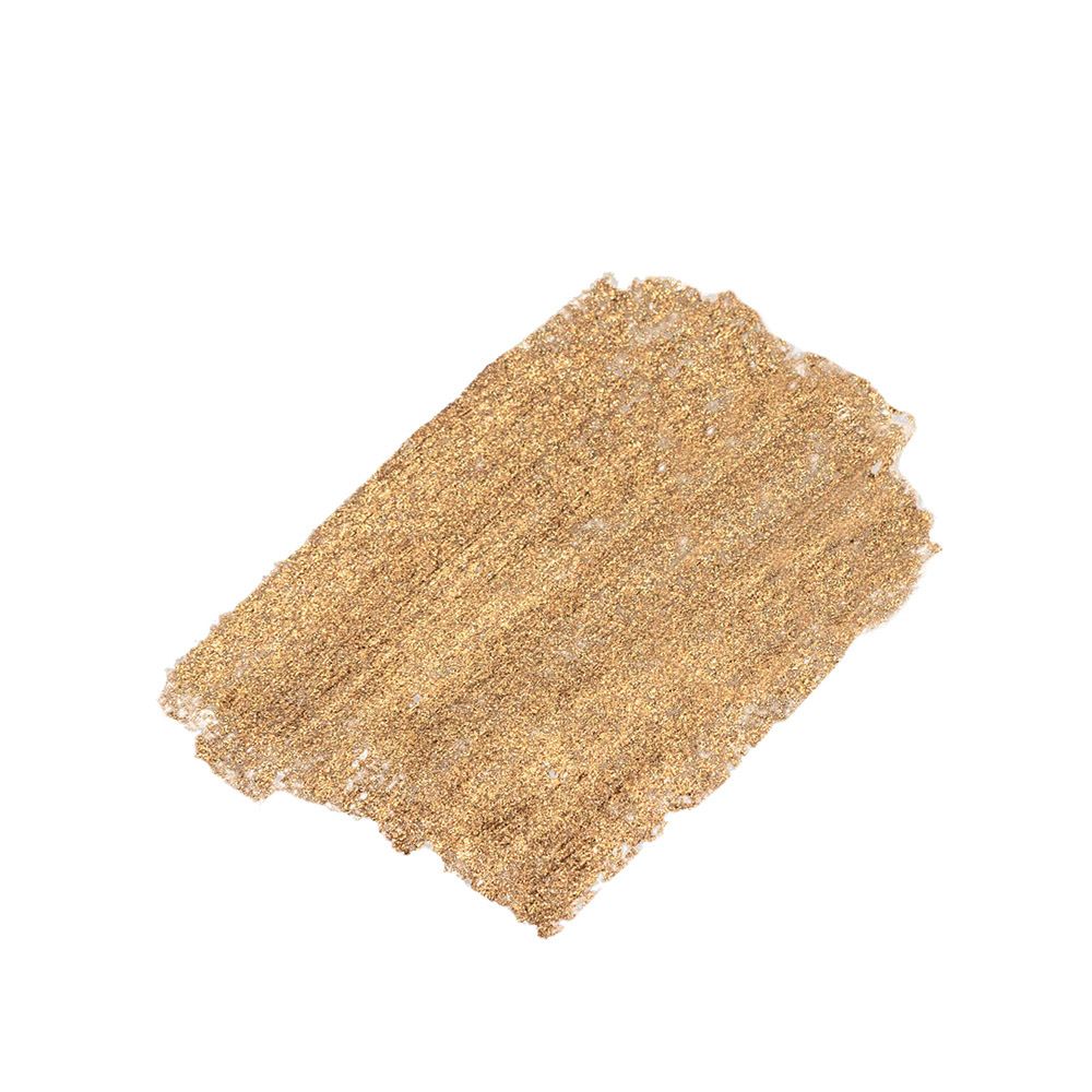 Gouden oogschaduw veeg. Textuur.