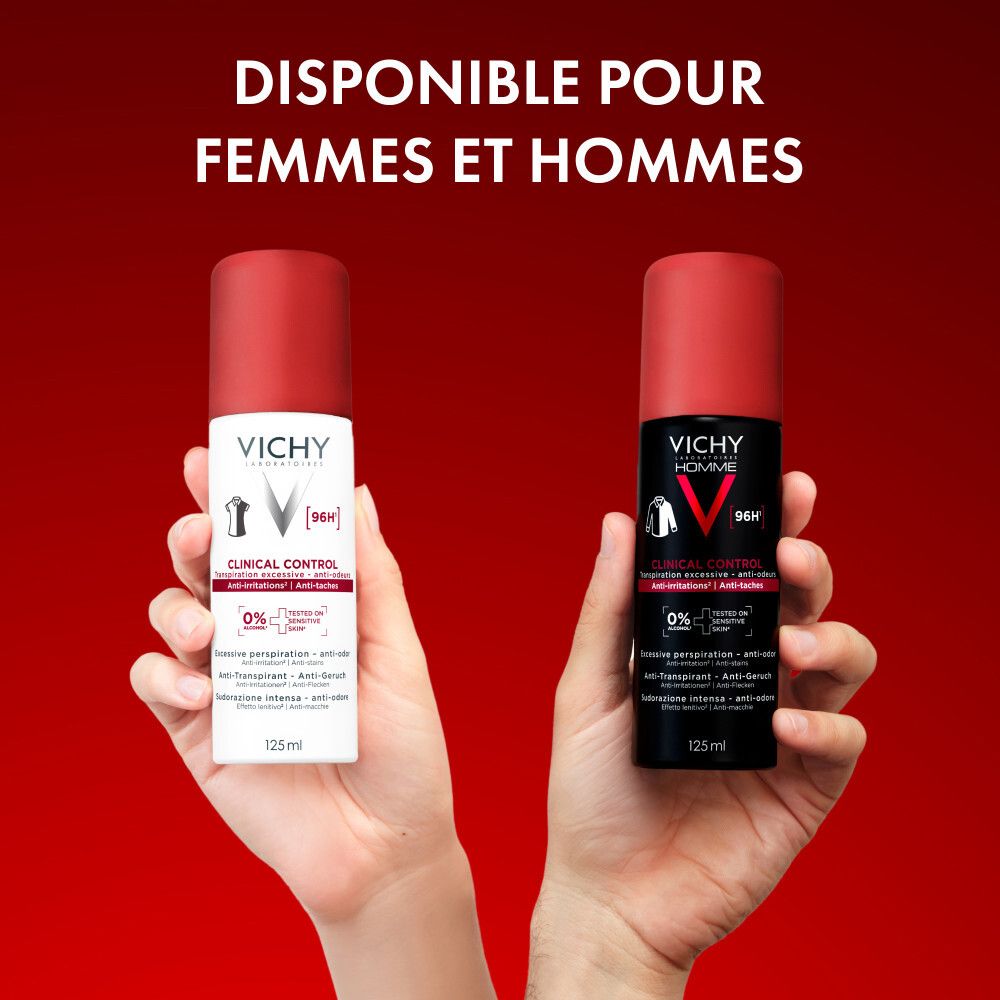 Dos du spray. Texte: Avertissements, code QR, informations fabricant.