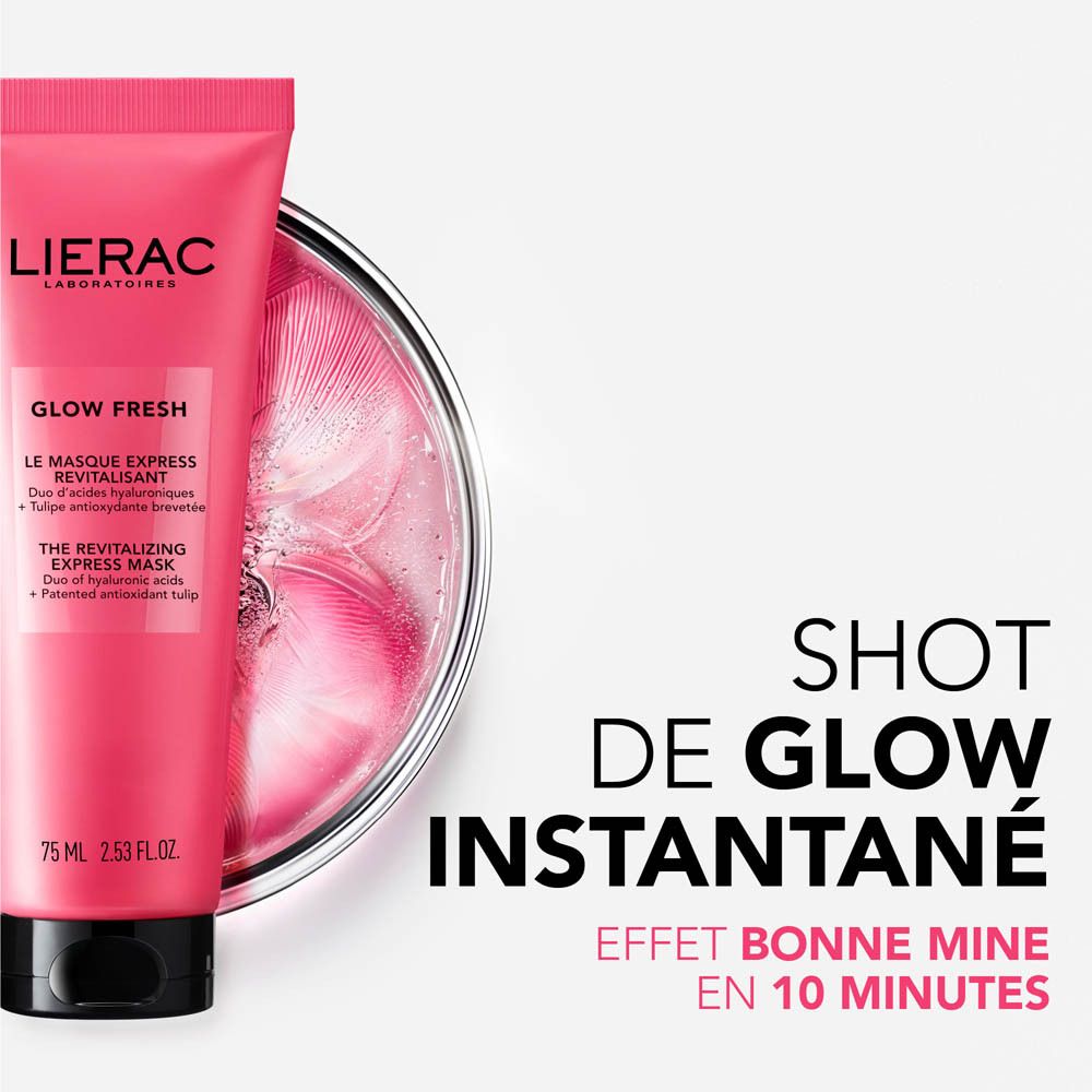 Bol rond avec pétales roses. Texte: LA PUISSANCE DE LA COSMÉCEUTIQUE BOTANIQUE.