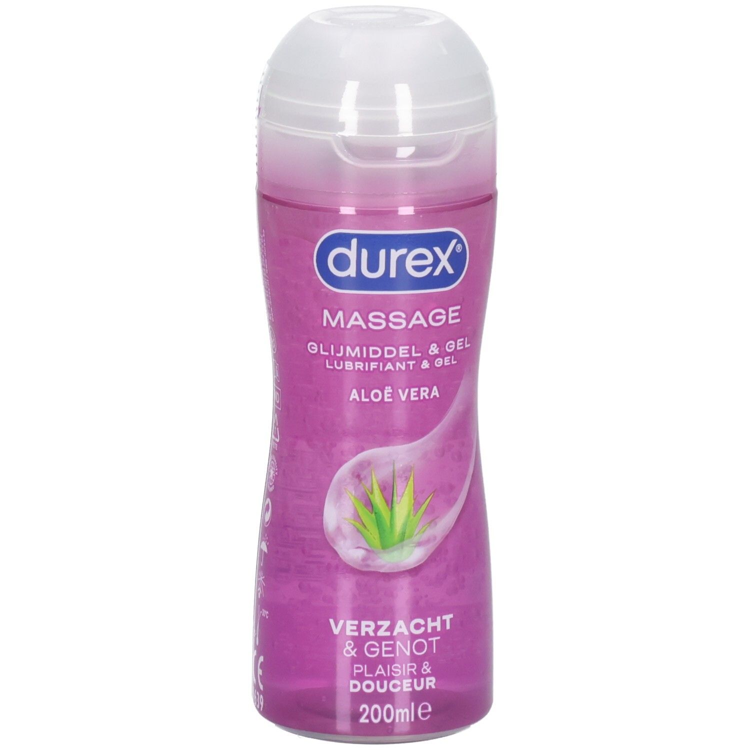 Durex Massage Lubrifiant & Gel à l'Aloe Vera, 200ml.