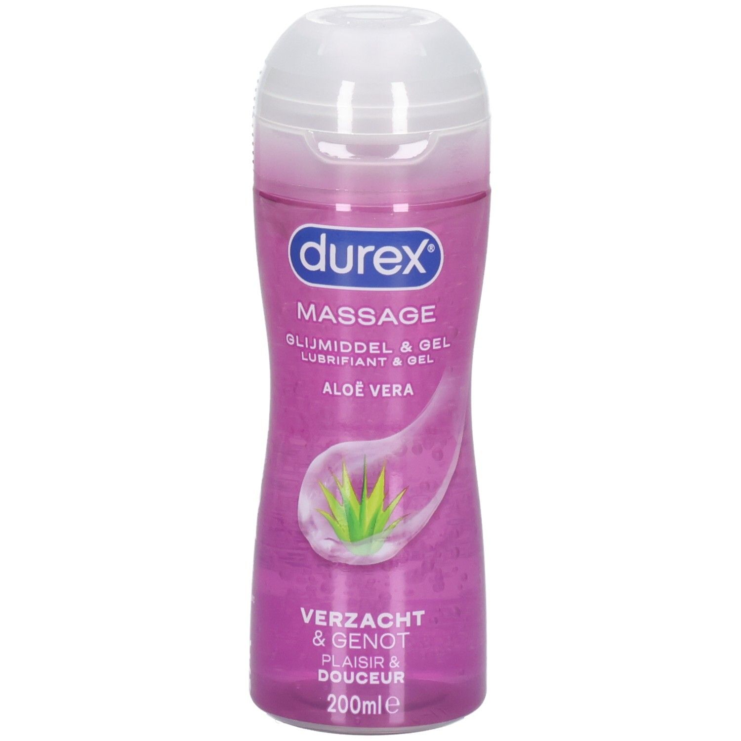Durex Massage Lubrifiant & Gel à l'Aloe Vera, 200ml.