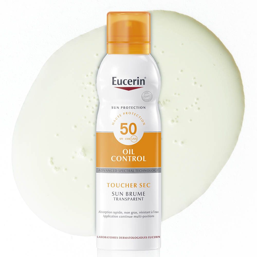 Eucerin Protection Solaire Oil Control Spray SPF 50.