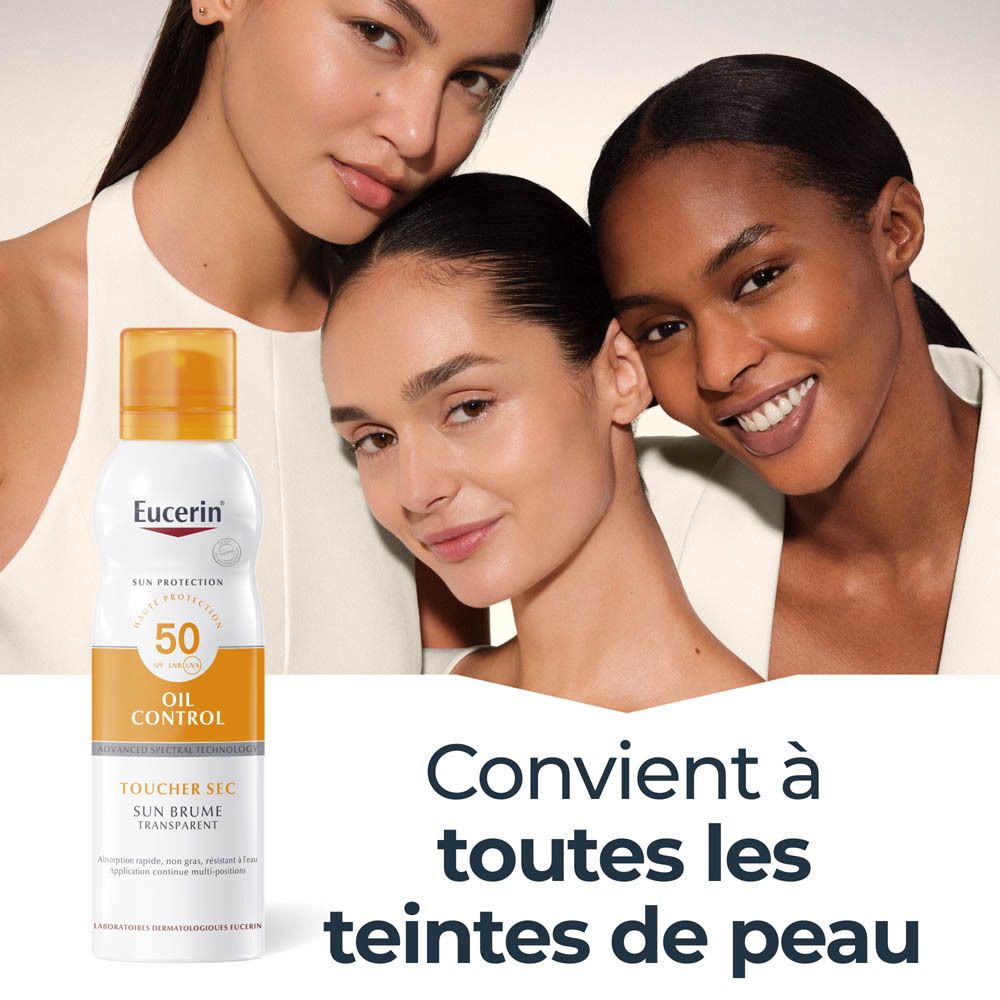 Eucerin Protection Solaire Oil Control Spray SPF 50.