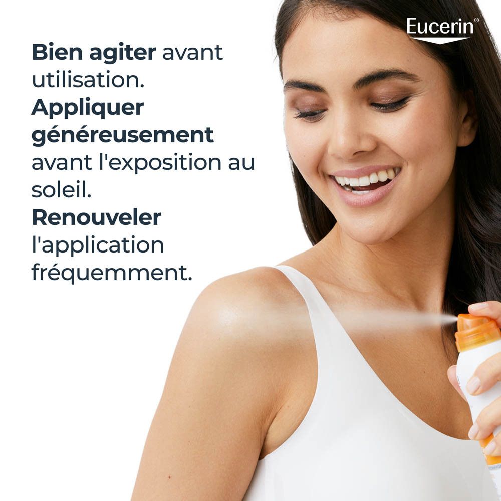 Eucerin Protection Solaire Oil Control Spray SPF 50.