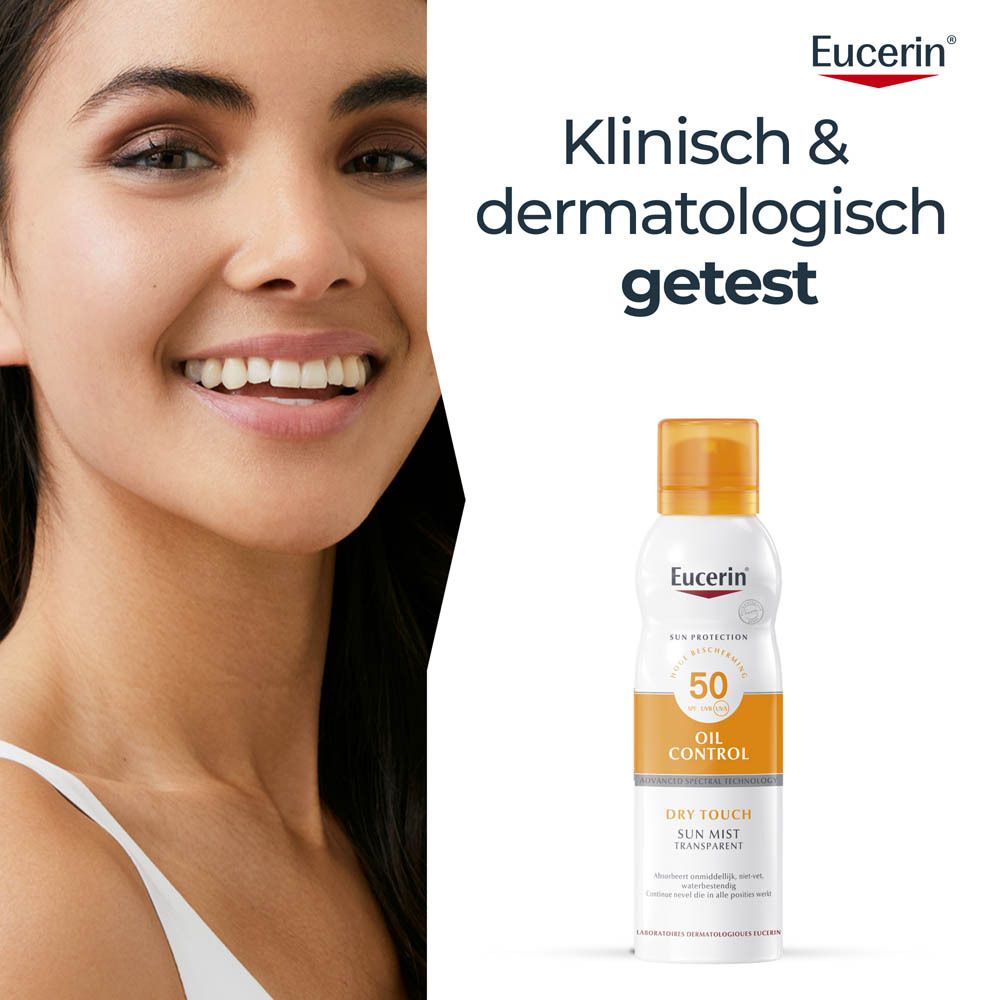 Eucerin Dermopure: reiniger, serum en zonnenspray.