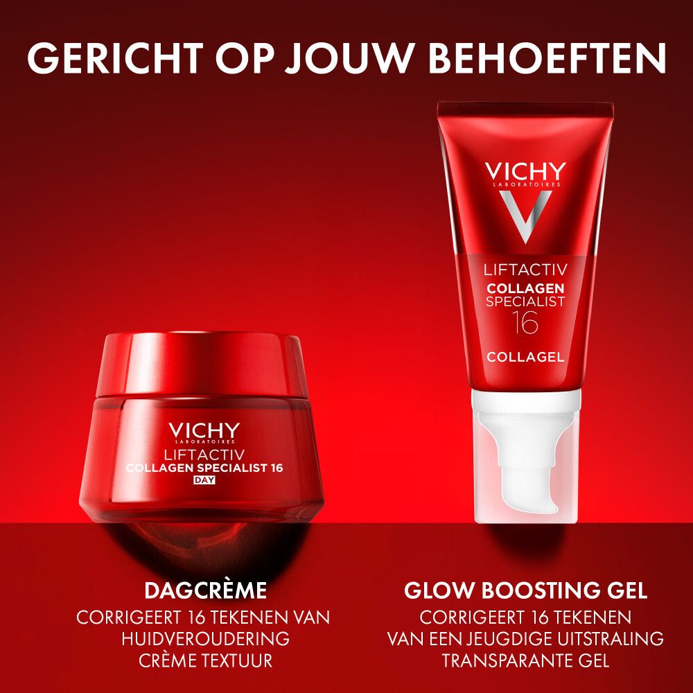 Vichy Liftactiv Collagen Specialist 16. Dagcrème en gel.
