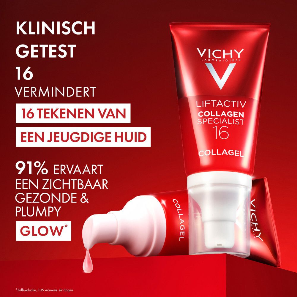 Vichy Liftactiv Collagen Specialist 16. Gel en tube. Klinisch getest.