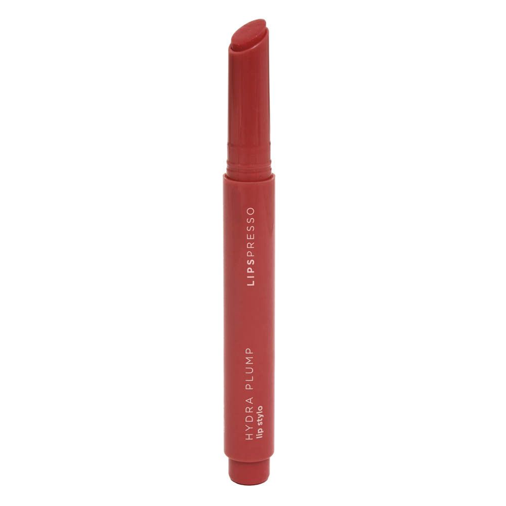 Rouge à lèvres Cent Pur Cent Hydra Plump Lipspresso dans un étui rouge.