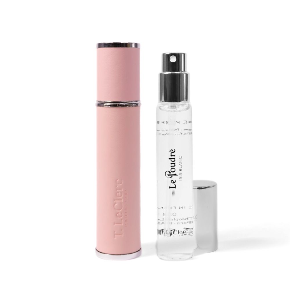 T.LeClerc Travel Spray Le Poudre White Iris, 10 ml, met hoes.