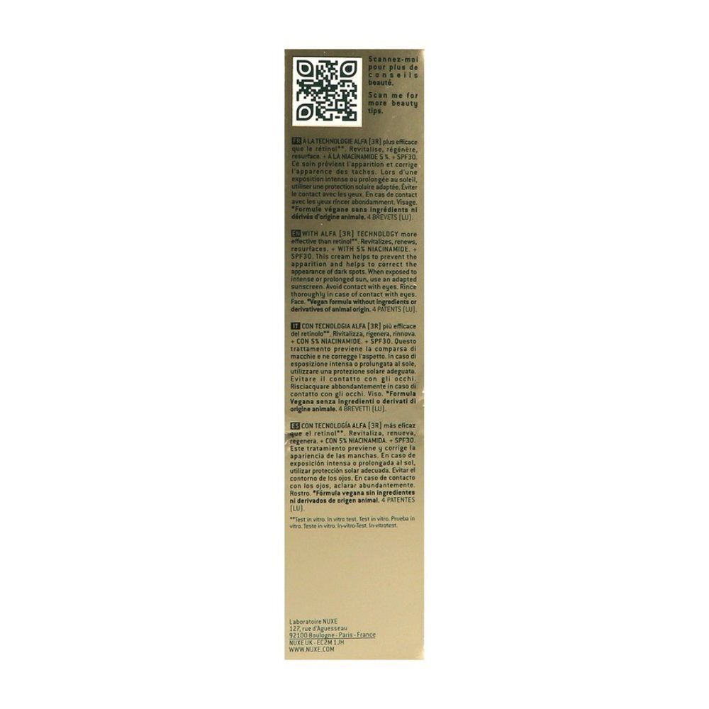 Nuxe Nuxuriance Ultra SPF30 crème en doos.