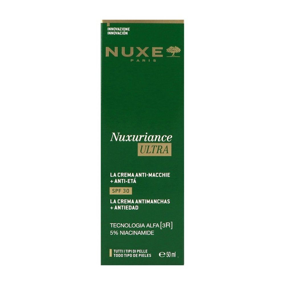 Doos Nuxe Nuxuriance Ultra SPF30 crème, voorkant.