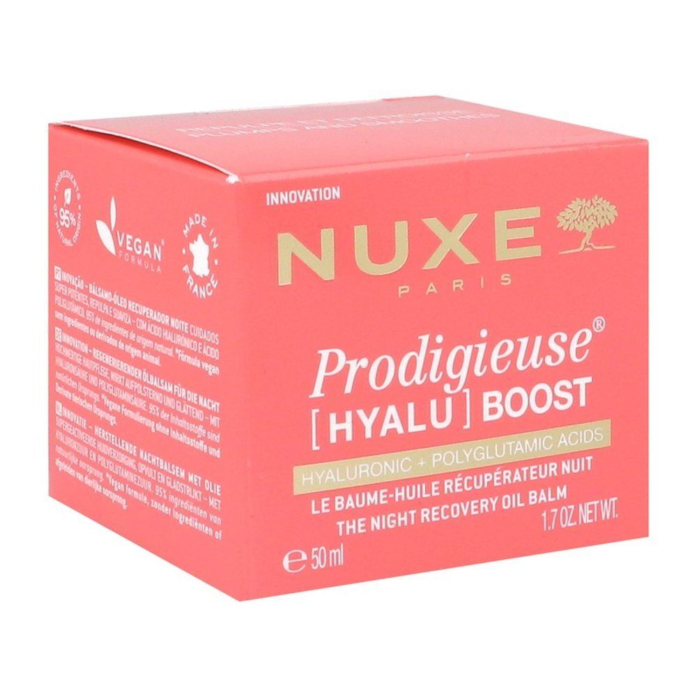 Nuxe Prodigieuse [Hyalu] Boost nachtbalsem met hyaluronzuur en polyglutaminezuur.