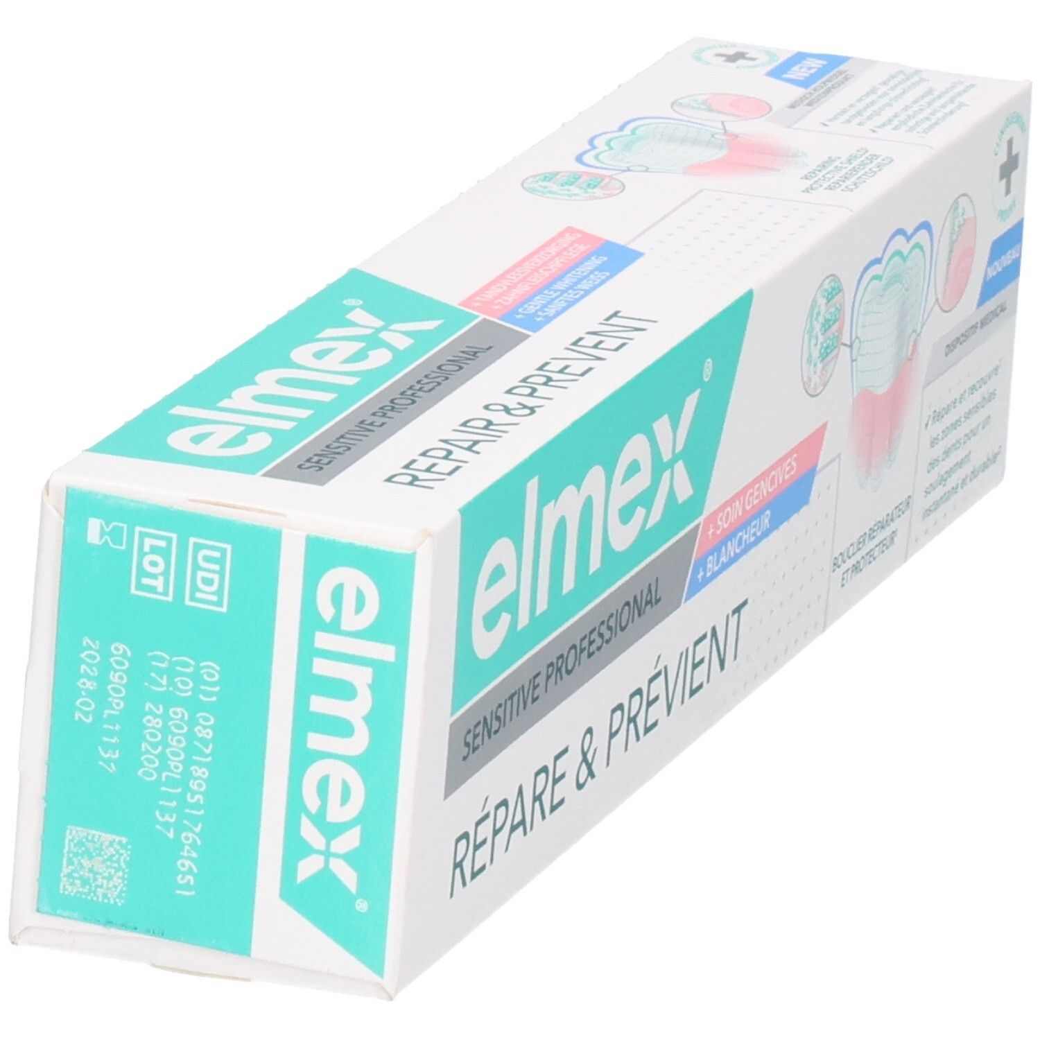Elmex Sensitive Professional tandpastadoos, Herstellen & Voorkomen.