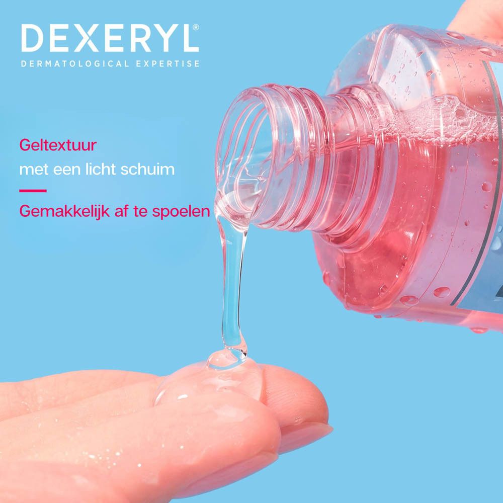 Fles Dexeryl Hydraterende Douchegel.