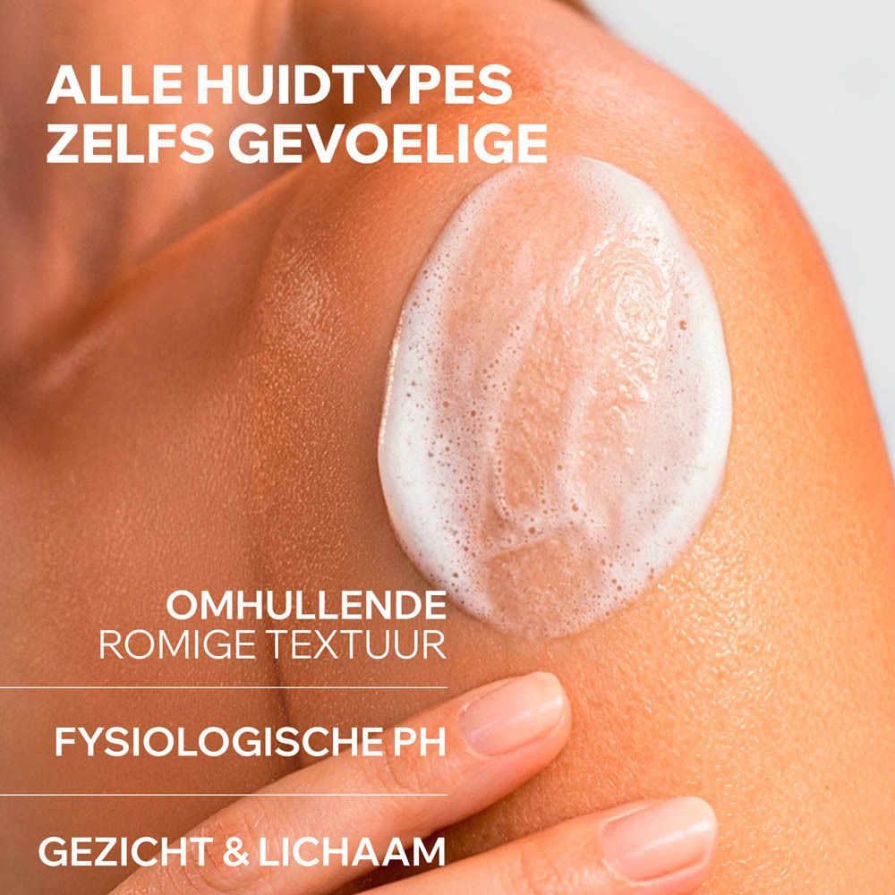 Uriage Derm-Phy reinigingscrème met pompdispenser, 500ml.