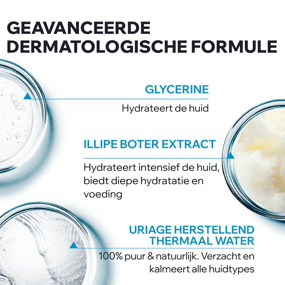 Uriage dermatologische zeep, 100g. Zeepvrij, fysiologische pH. Voor alle huidtypen.