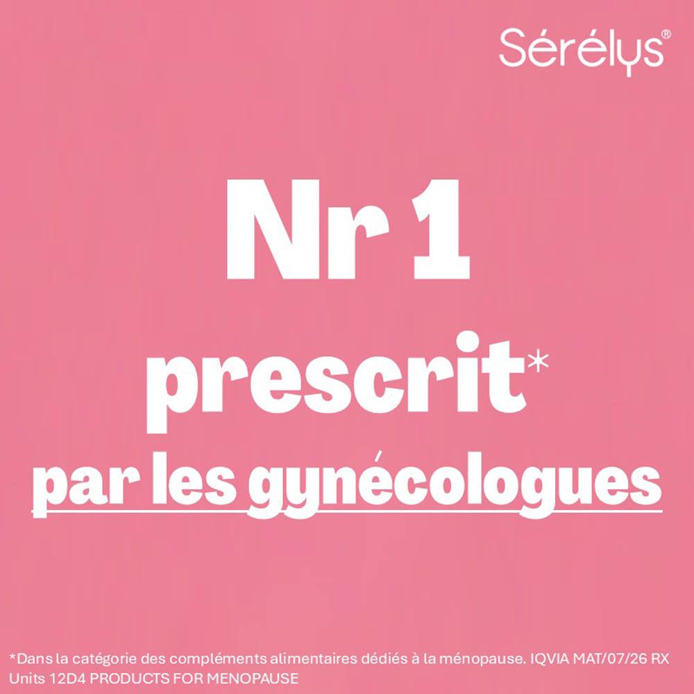 Sérélys: Ménopause, sans hormones, avec Pure Cytonin.