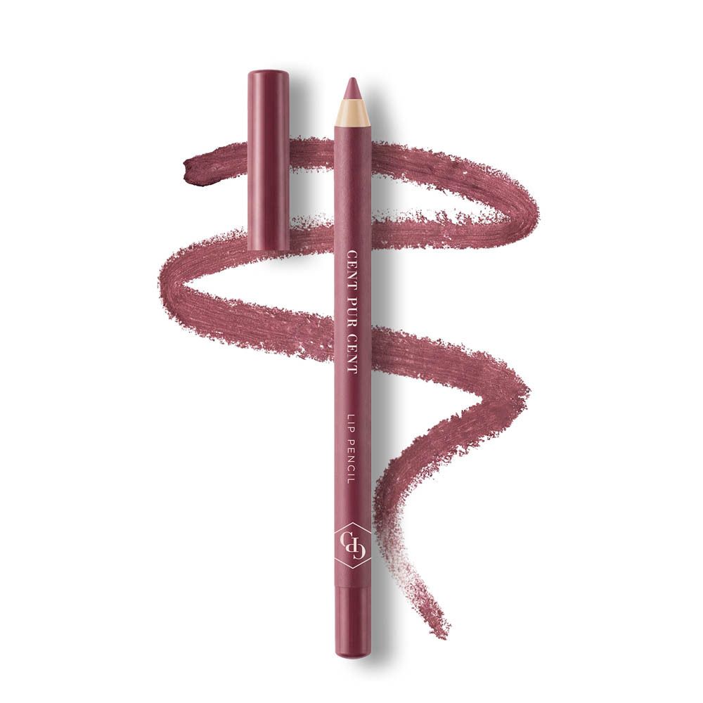 Lippenstift in Nude Mauve met kleurspoor en geopende dop.