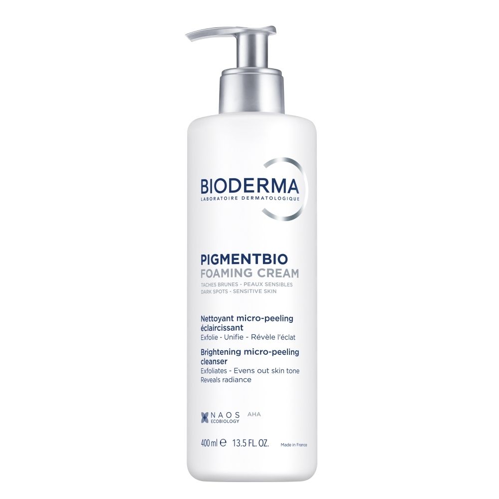 Bioderma Pigmentbio Foaming Cream fles met pompdispenser, 400ml.
