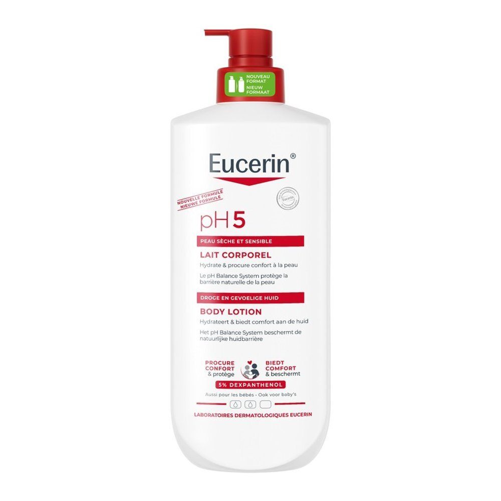 Eucerin pH5 Body Lotion pompflacon 1000ml.