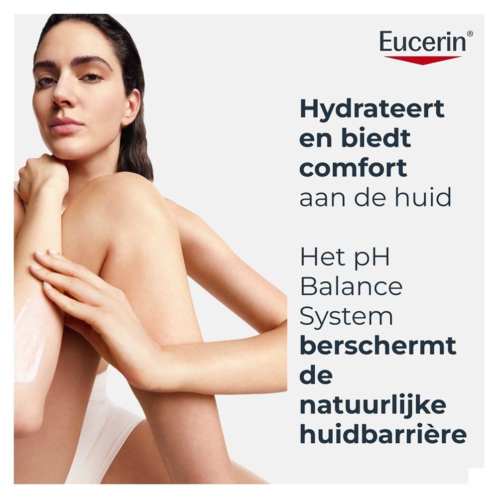 Eucerin: Hydrateert en biedt comfort aan de huid met het pH Balance Systeem.
