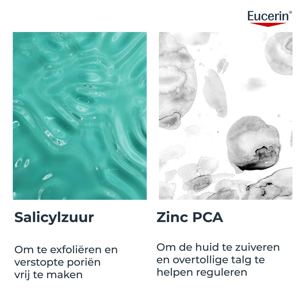 Verpakking Eucerin DermoPure Clinical Gel Oil Control voor huid met neiging tot acne.
